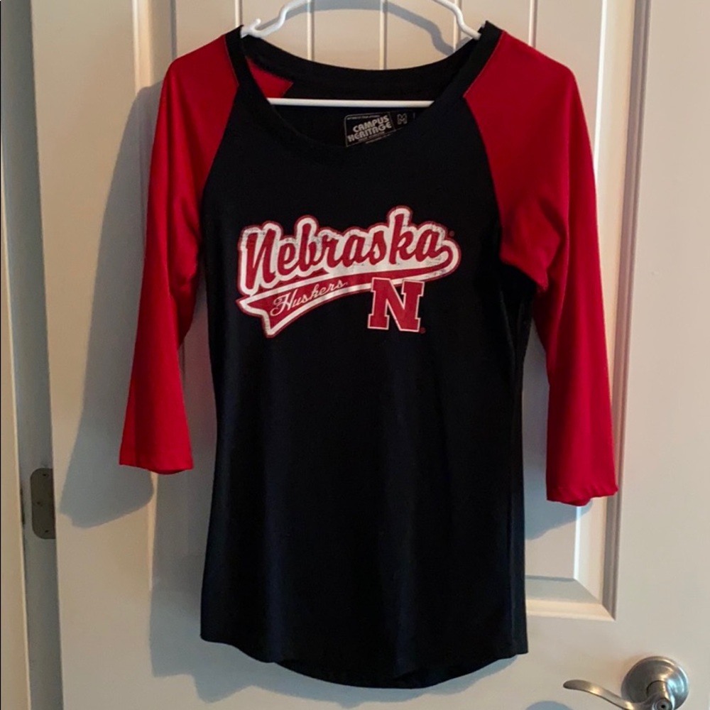 Women’s nebraska husker half sleeve shirt